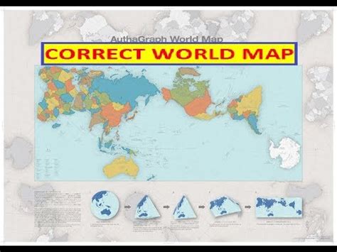 MAP Actual Map of the World
